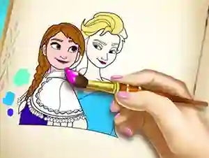 Permainan Ice Kingdom Coloring Book secara online