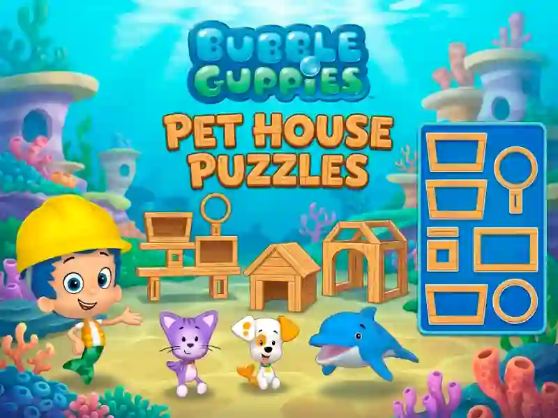Permainan Bubble Guppies Pet House Puzzles secara online