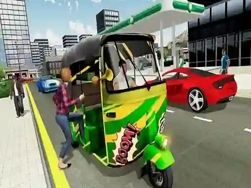 Permainan Indian Tricycle Rickshaw Simulator secara online