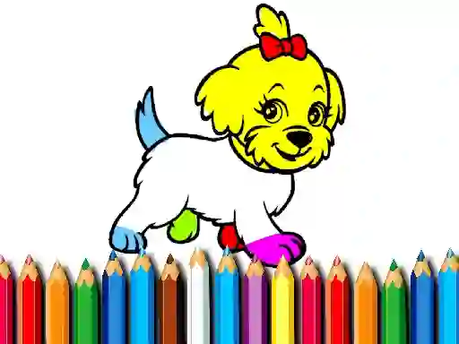 Permainan Back To School: Doggy Coloring Book secara online