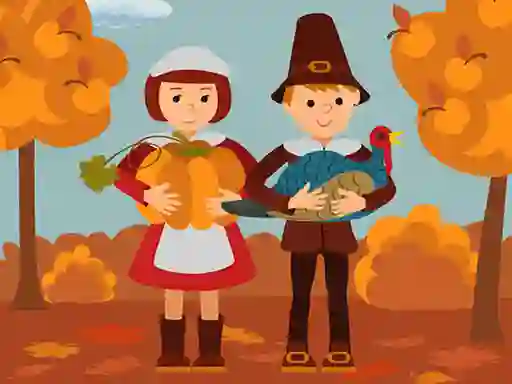 Permainan Thanksgiving Jigsaw secara online