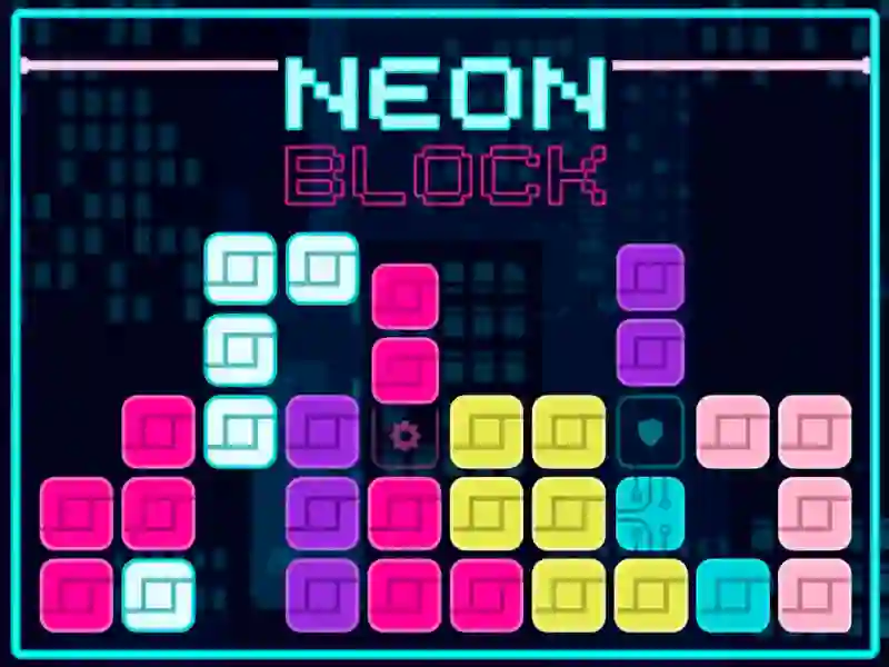 Permainan Neon Block secara online