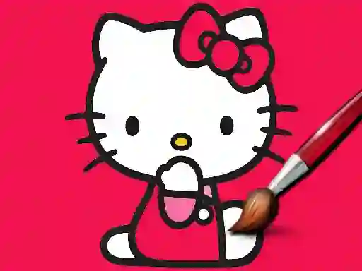 Permainan Easy Coloring Kitty secara online
