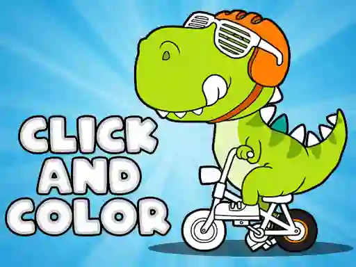 Permainan Click And Color Dinosaurs secara online