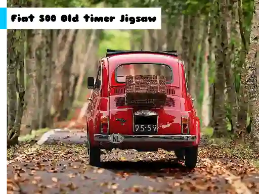 Permainan Fiat 500 Old Timer Jigsaw secara online