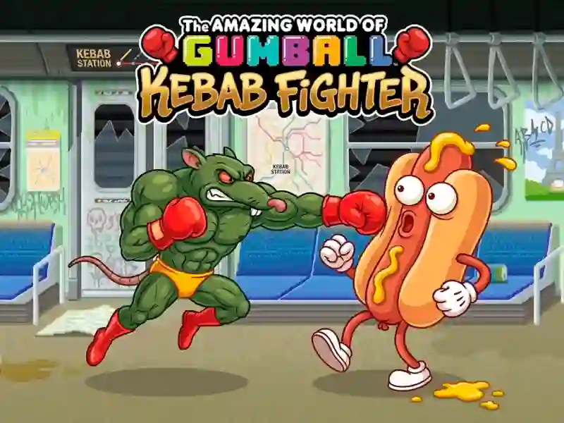 Permainan The Amazing World of Gumball Kebab Fighter secara online