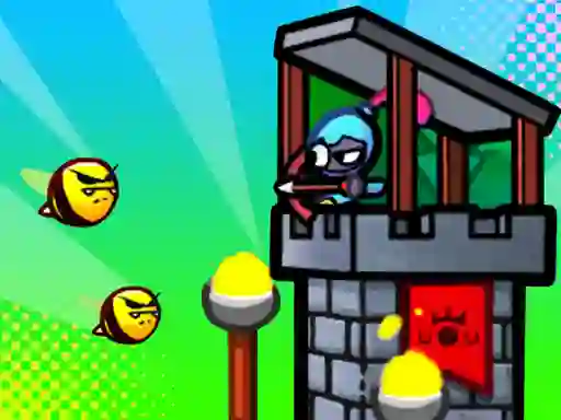 Permainan Idle Archer Tower Defense secara online