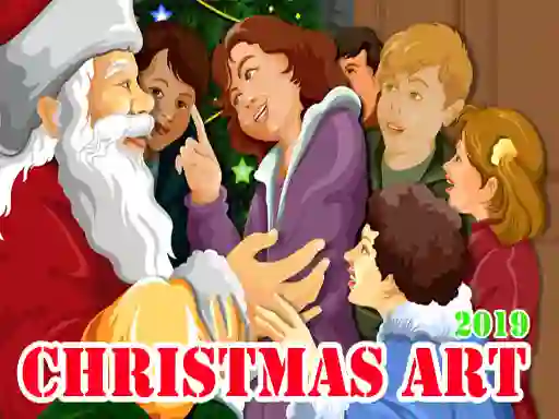 Permainan Christmas Art 2019 secara online