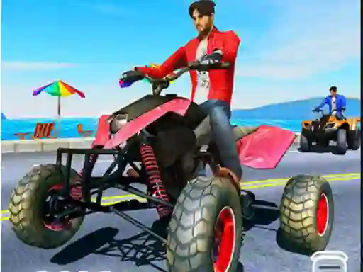 Permainan Quad Bike Traffic Racing Mania secara online