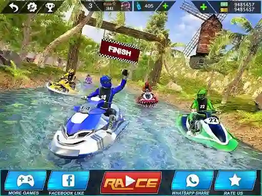 Permainan Extreme Power Boat Water Racing secara online