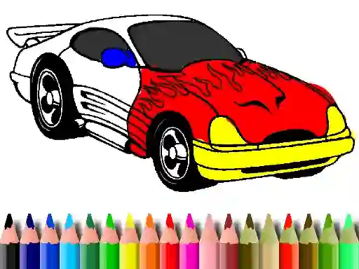 Permainan Back To School: Muscle Car Coloring secara online