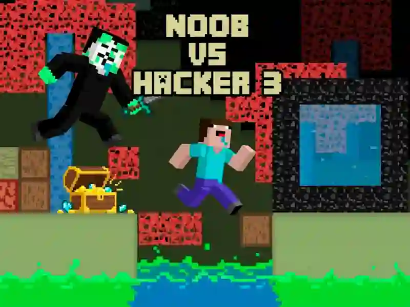 Permainan Noob vs Hacker secara online