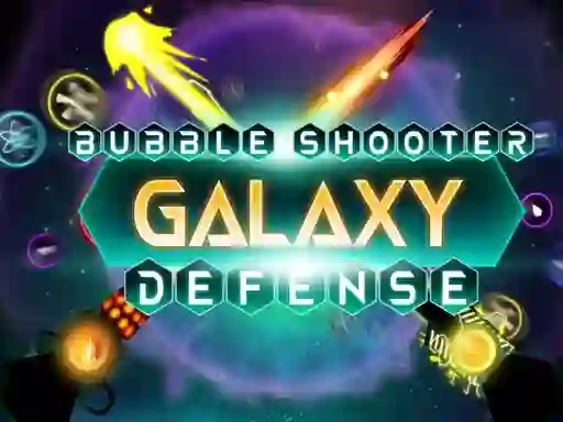 Permainan Bubble Shooter Galaxy Defense secara online