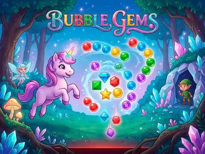 Permainan Bubble Gems secara online