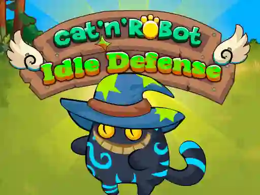 Permainan Cat'n' Robot Idle Defense secara online