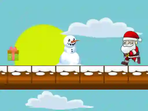 Permainan Running Santa secara online