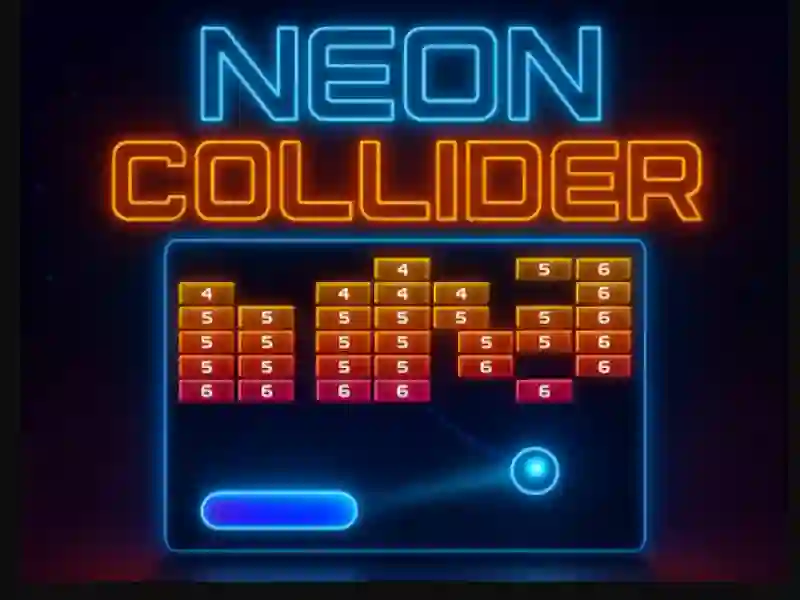 Permainan Neon Collider secara online
