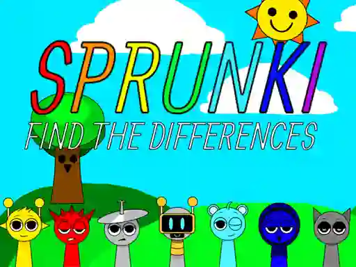 Permainan Sprunki Find The Differences secara online
