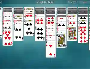 Permainan Spider Solitaire secara online