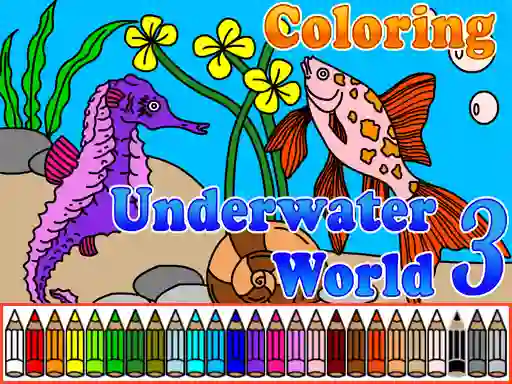 Permainan Сoloring Underwater World 3 secara online