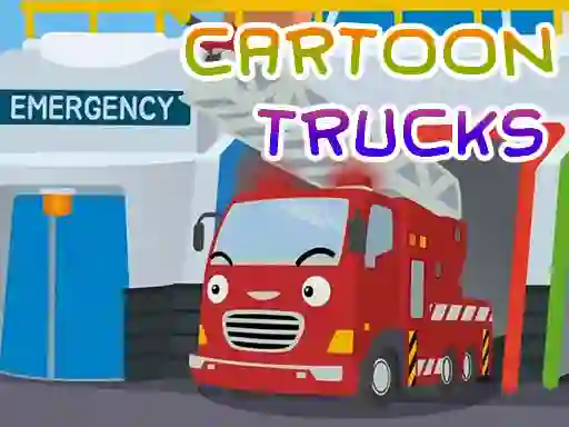 Permainan Cartoon Trucks Jigsaw secara online