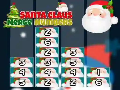 Permainan Santa Claus Merge Numbers secara online