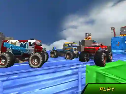 Permainan Monster Truck Stunts Sky Driving secara online