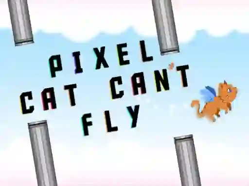 Permainan Pixel cat can't fly secara online
