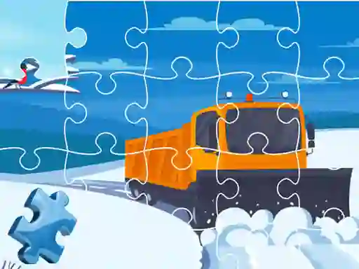 Permainan Winter Trucks Jigsaw secara online