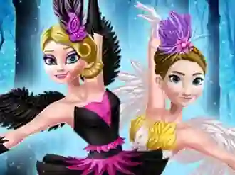 Permainan Ellie and Annie Black Swan and White Swan secara online