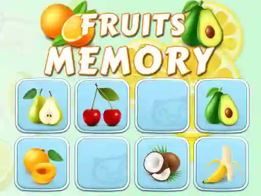Permainan Fruits Memory secara online