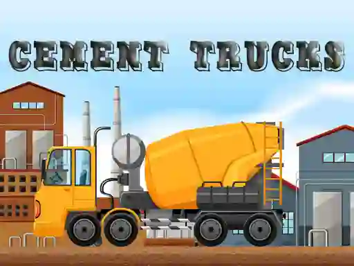Permainan Cement Trucks Hidden Objects secara online