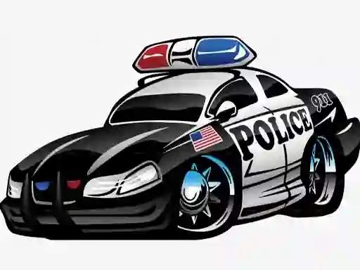 Permainan Police Cars Memory secara online