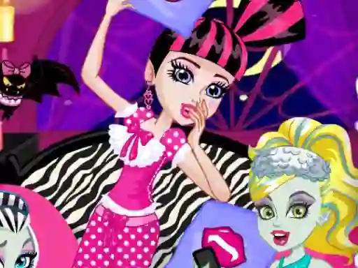 Permainan Monster Slumber Party Funny Faces secara online
