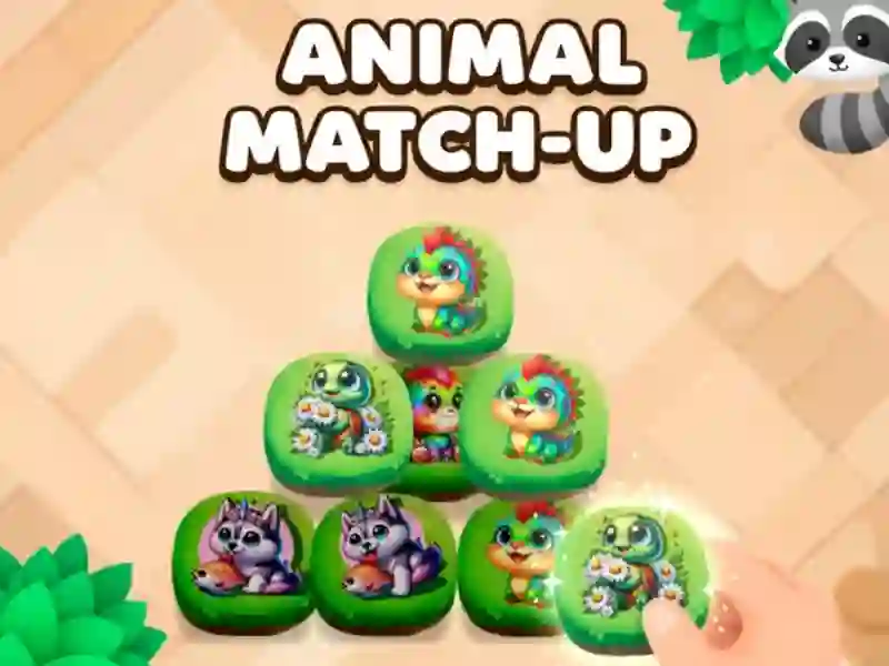 Permainan Animal Match-Up secara online