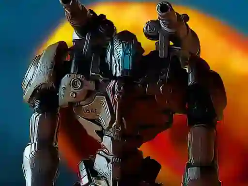 Permainan Metal Robot Puzzle secara online