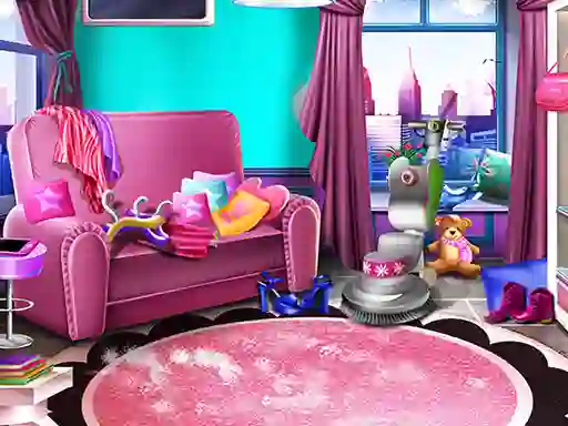 Permainan Girly House Cleaning secara online