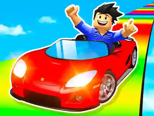 Permainan Epic Car Stunt Race Obby secara online
