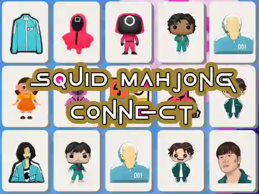 Permainan Squid Mahjong Connect secara online