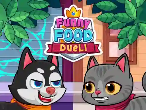 Permainan Funny Food Duel secara online