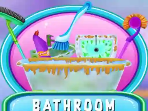 Permainan Bathroom Clean Up secara online