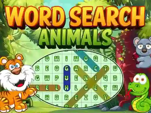 Permainan Word Search Animals secara online