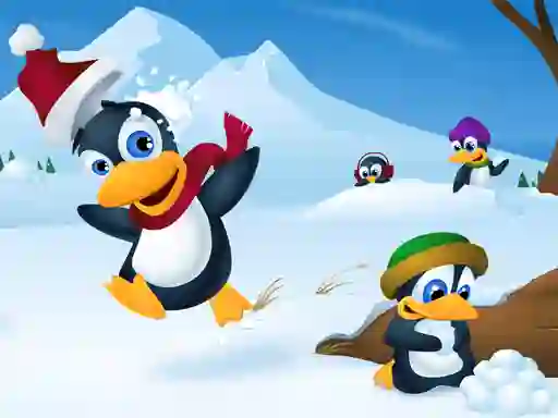 Permainan Cute Penguin Slide secara online