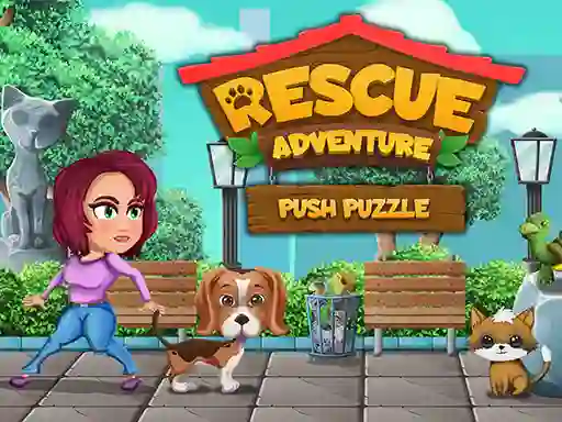 Permainan Rescue Adventure Push Puzzle secara online