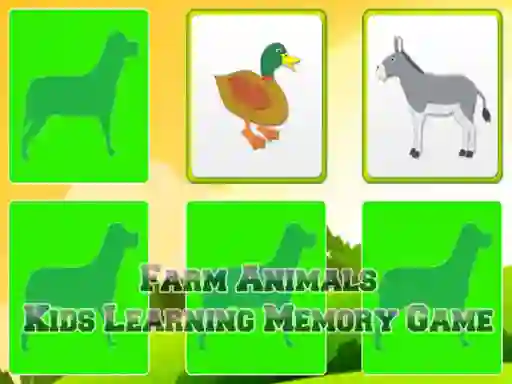 Permainan Farm Animals Kids Learning  Memory secara online