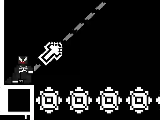 Permainan 8bit Black Ropeman secara online