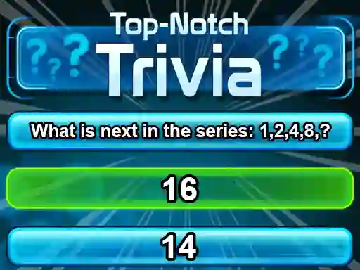 Permainan Top Notch Trivia secara online