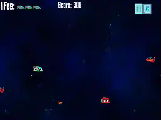 Permainan SpaceFight secara online