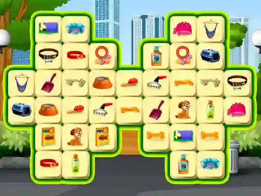 Permainan Pet Care Mahjong secara online