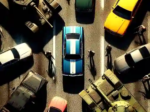 Permainan GTA Car Rush secara online